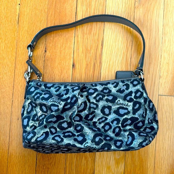 Coach Patterned Leather Trim Y2K Bag - Picture 2 of 8